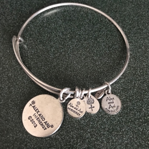 Alex and Ani Silver Expandable Wire Bracelet 2013 - Picture 10 of 16